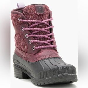 Kamik Sienna Mid 2 Waterproof Duck Boot in Burgundy Size 6 NWT